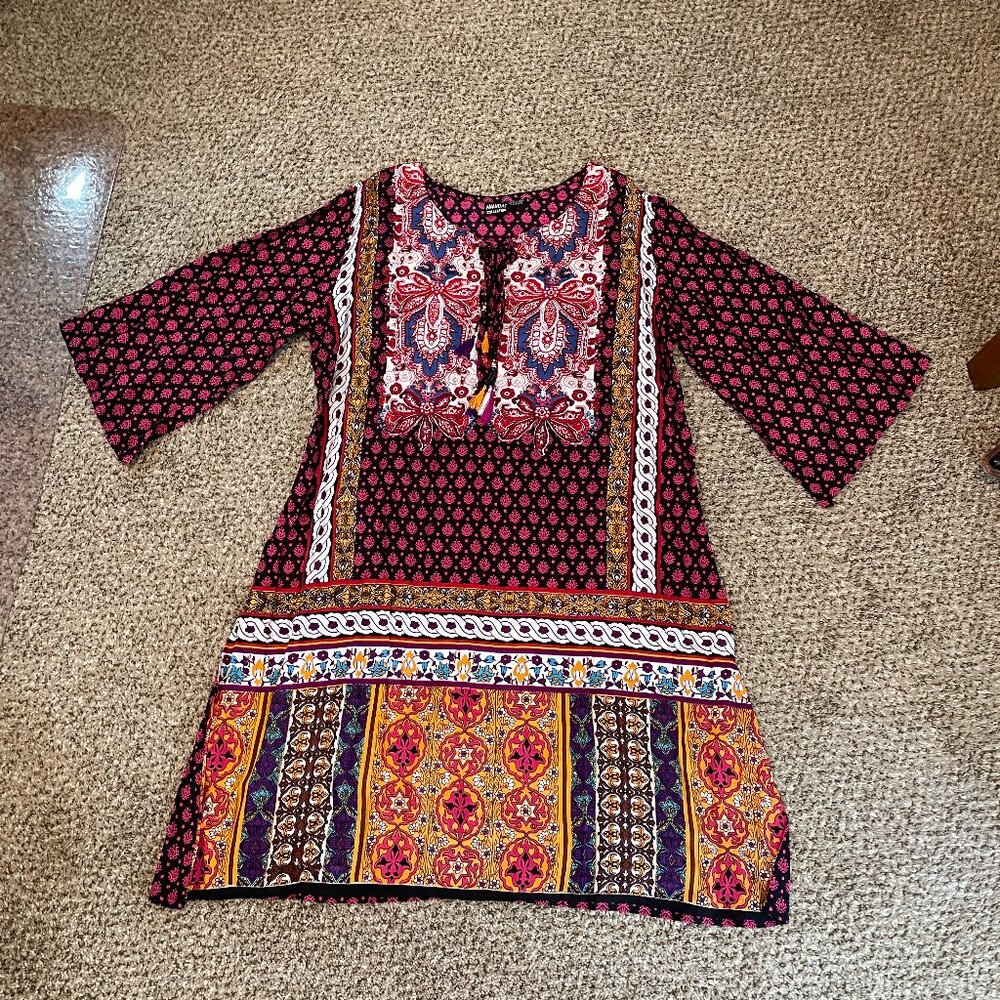 Nwot Size Large Ananda's Collection Bohemian Tuni… - image 3